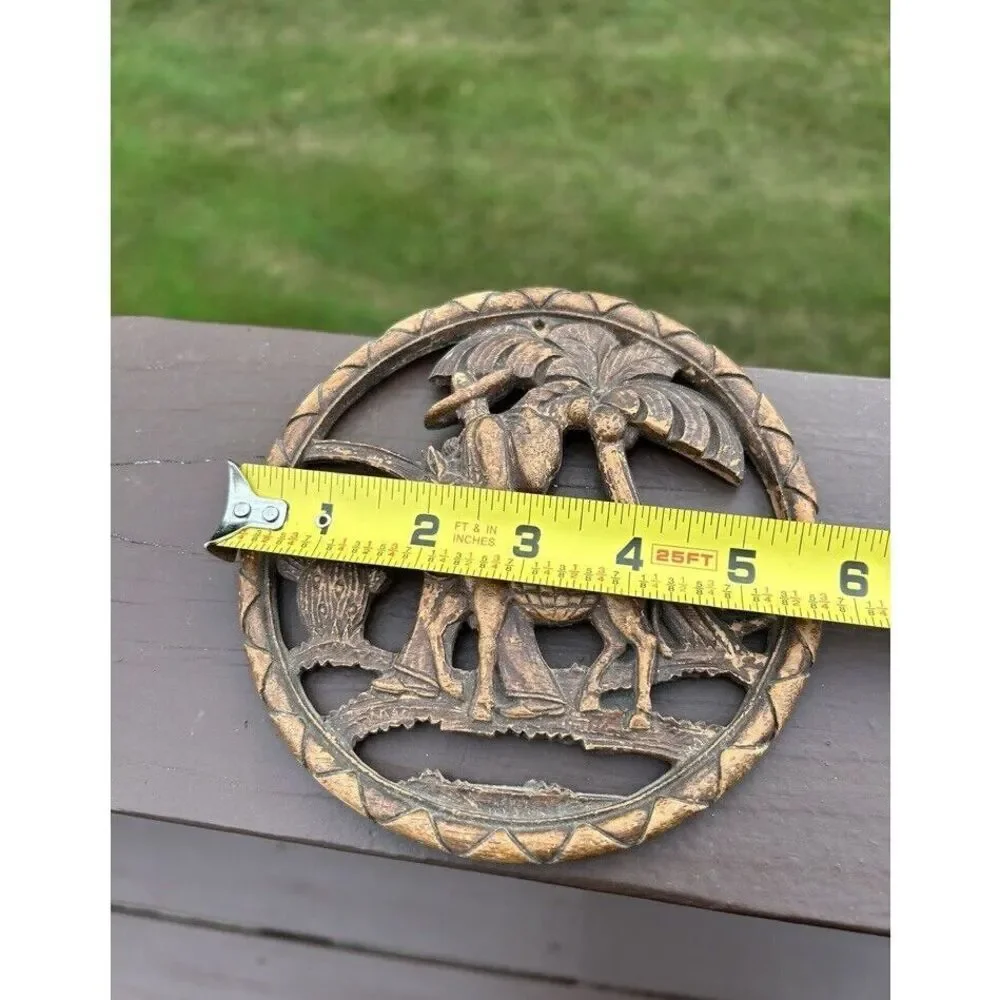 Vintage Syroco Wood Southwest Decoration Wall Hanging Syracuse Ornamental Co.
